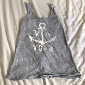 RVCA grey tank top